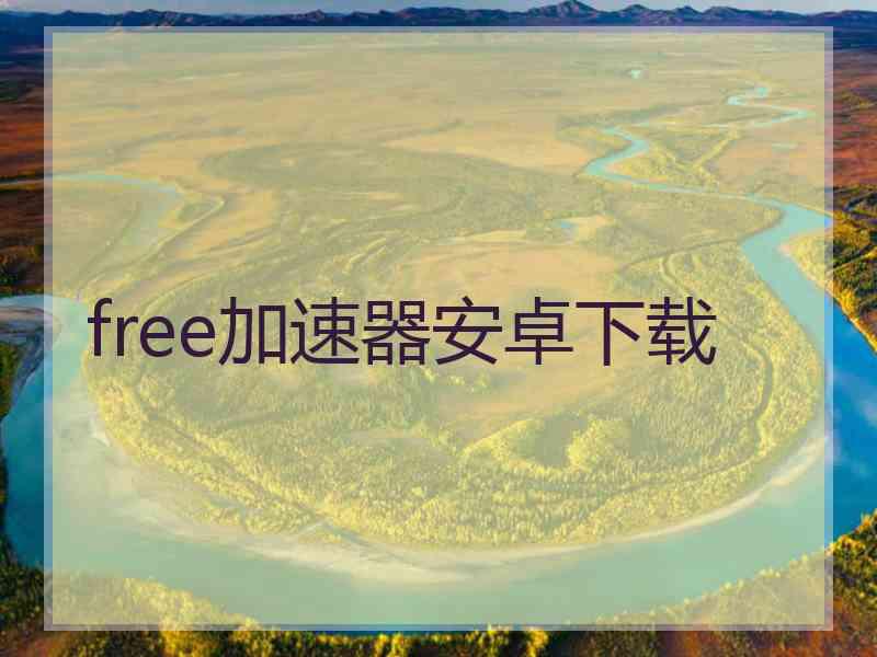 free加速器安卓下载