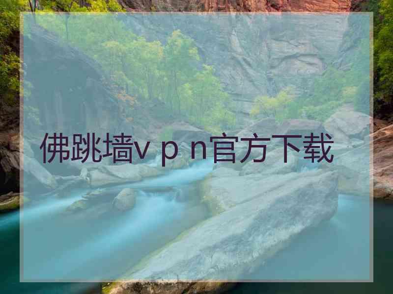 佛跳墙v p n官方下载