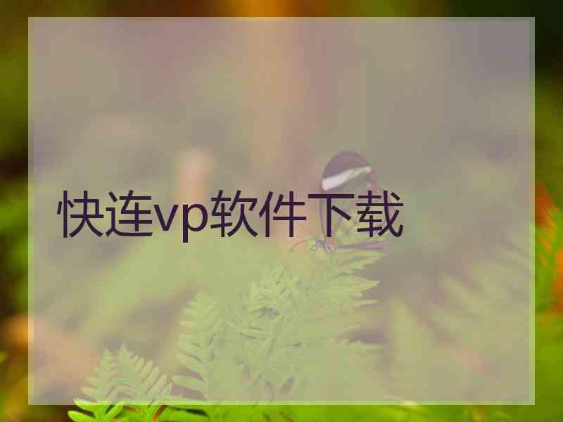 快连vp软件下载