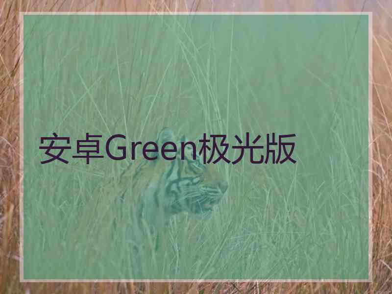 安卓Green极光版