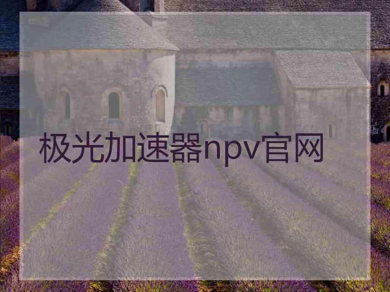 极光加速器npv官网