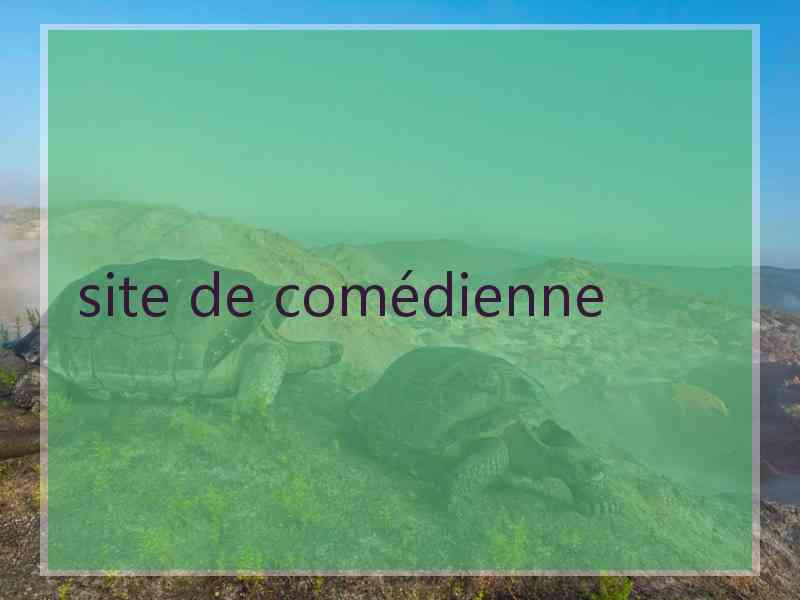 site de comédienne