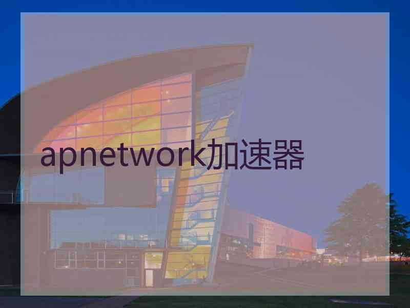 apnetwork加速器