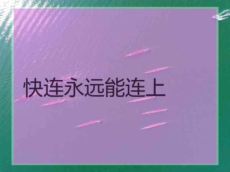 快连永远能连上