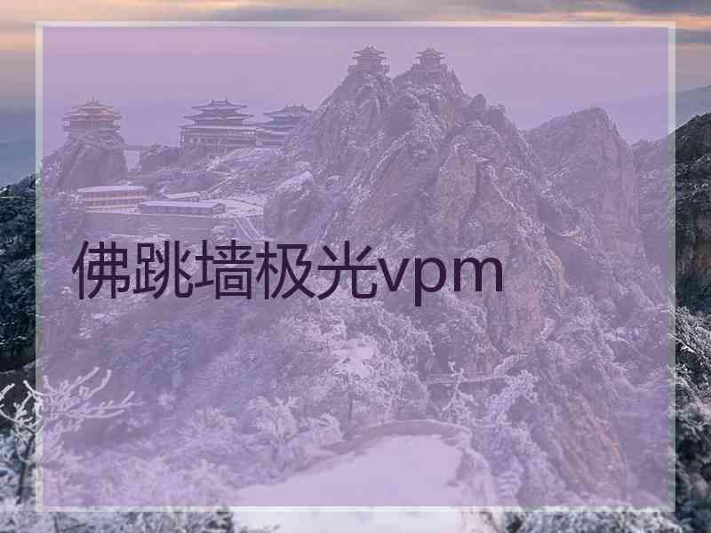 佛跳墙极光vpm