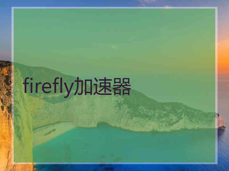 firefly加速器