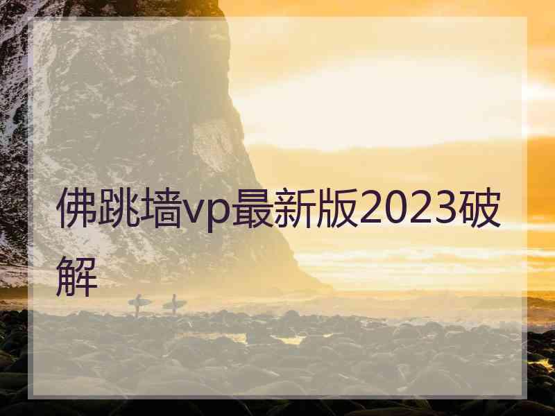 佛跳墙vp最新版2023破解