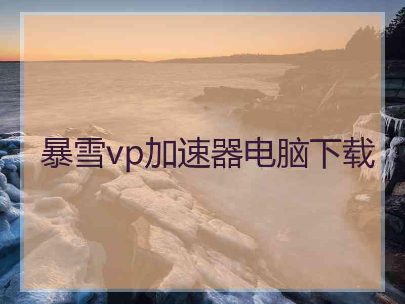 暴雪vp加速器电脑下载