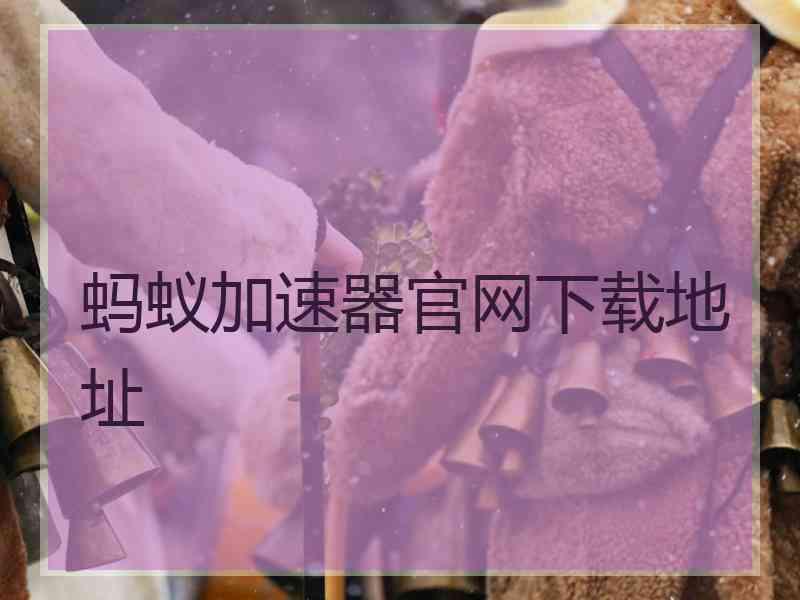 蚂蚁加速器官网下载地址