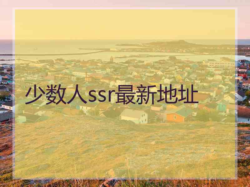 少数人ssr最新地址