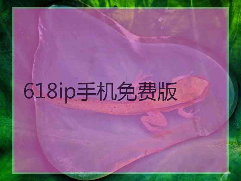 618ip手机免费版