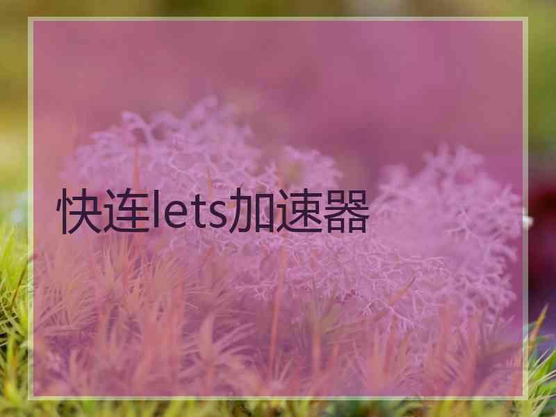 快连lets加速器