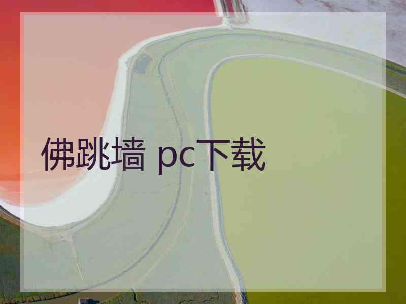 佛跳墙 pc下载