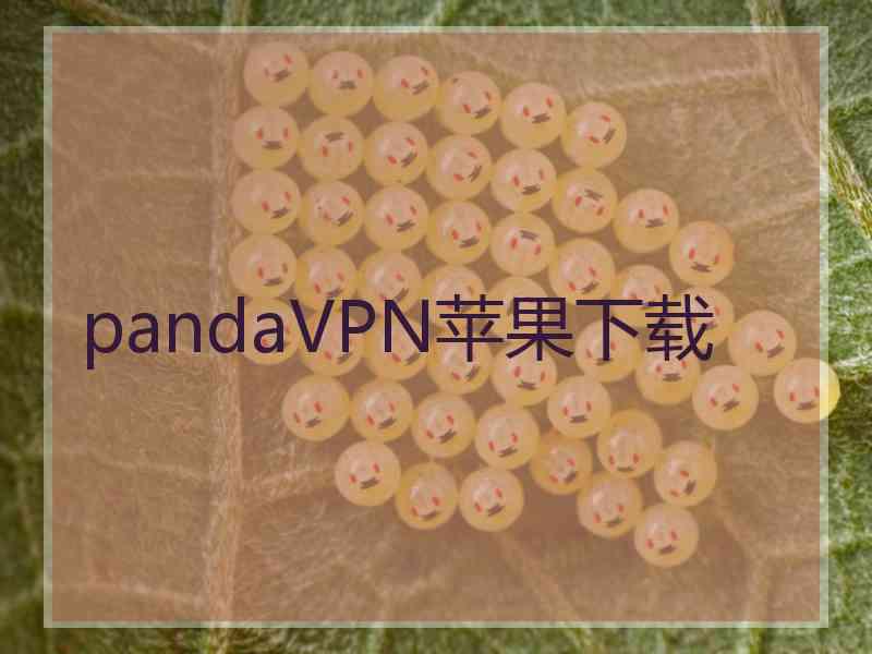 pandaVPN苹果下载