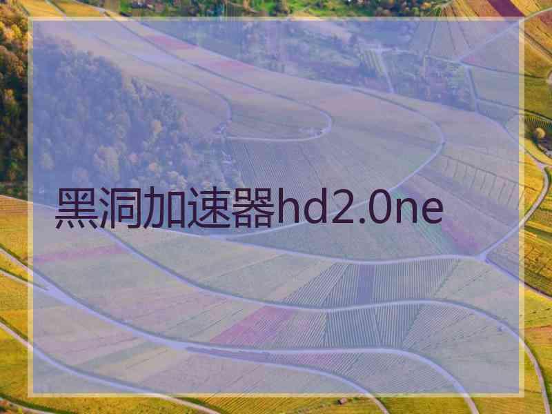 黑洞加速器hd2.0ne