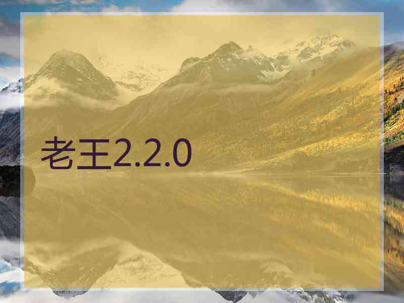 老王2.2.0