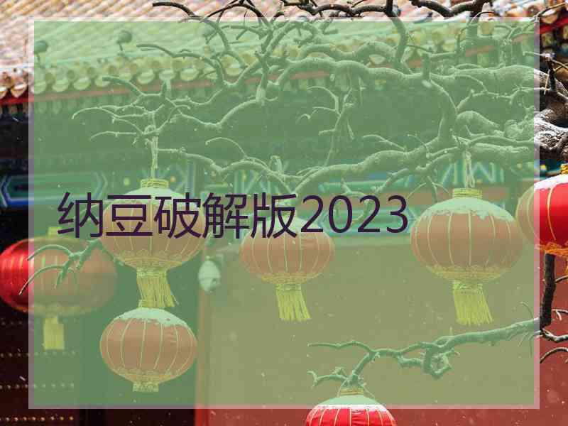 纳豆破解版2023