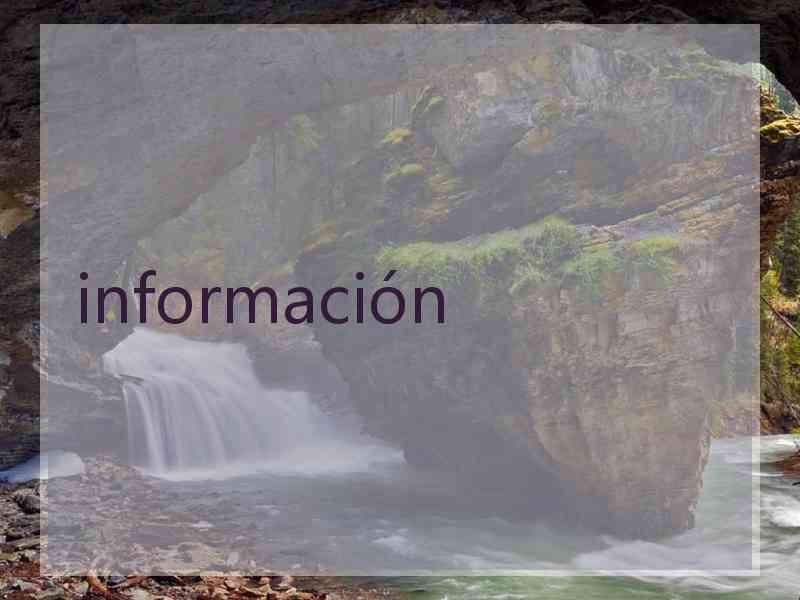 información