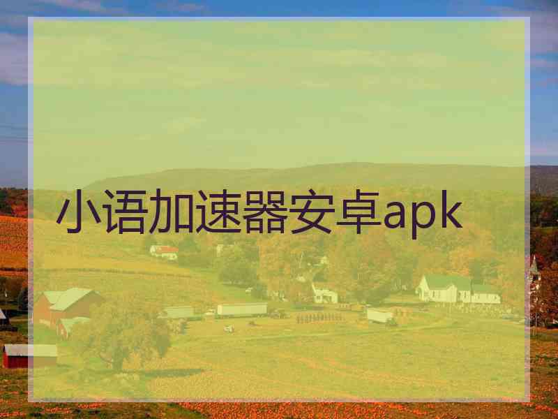 小语加速器安卓apk